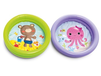 Надувной детский бассейн Мой первый бассейн, 61х15 см, INTEX