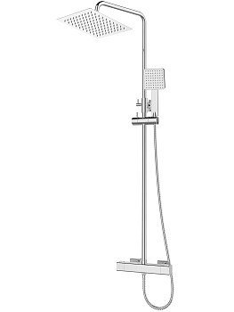 Душевая термостатическая система (Lt), серия THS хром, AV Engineering