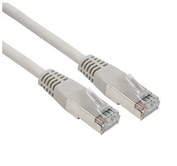 Патч-корд 3м F/UTP RJ45-RJ45, CAT 6, LSZH серый REXANT