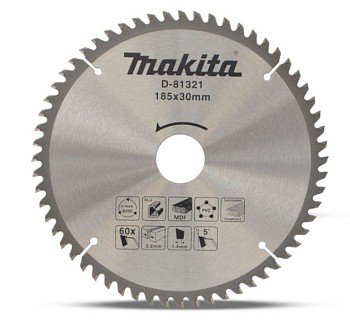 Диск пильный 185х30 мм 60 зуб.универсальный MAKITA