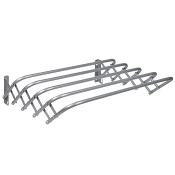 Сушилка для белья настенная складная, 3м, 600х450х185, цвет серый, NIKA