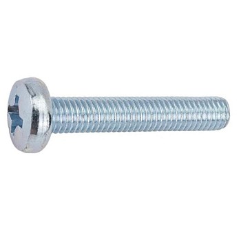 Винт М8х70 мм полусф. головка, цинк, DIN 7985 (500 шт в коробе) STARFIX
