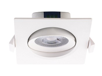 Светильник светодиодный встраиваемый 7 Вт PSP-S 9044 4000К IP40 160-240В поворот(бел. квадр) JAZZWAY