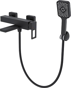 Смеситель для ванны D35-A черный, серия 810 ECONOCE