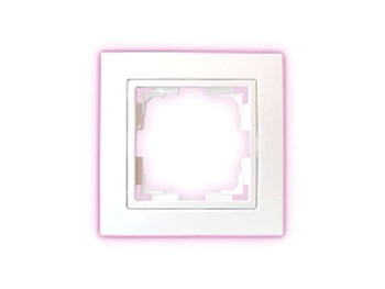 Рамка 1-местная белая, Уют, BYLECTRICA