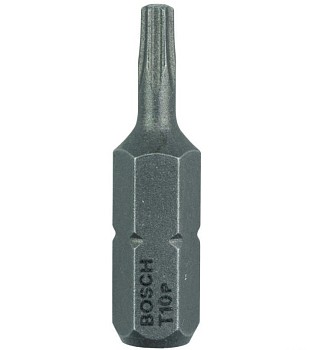 Насадка с шестигр. хв. Т10  25мм Bosch (3 шт)