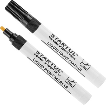 Маркер промышл. перманентный на основе жидк. краски черный STARTUL PROFI (ST4360-02)