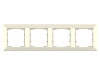 Рамка 4-ая горизонтальная кремовая, DARIA, MUTLUSAN