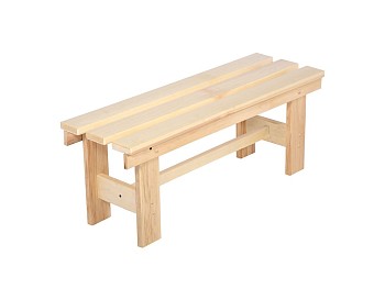 Лавочка разборная, 100х33х43 см, липа, "Банные штучки"
