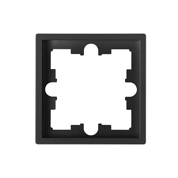 Рамка 1-местная графит, Carre, BYLECTRICA