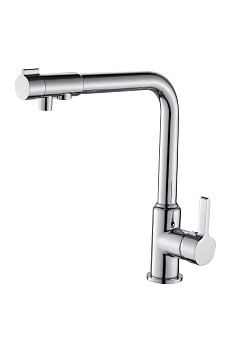 Смеситель для кухни (Lt) D35, серия TRO с краном для пит. воды, AV Engineering