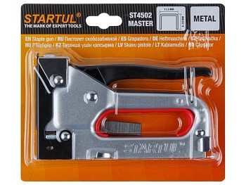Пистолет скобозабивной мет. 4-10мм STARTUL MASTER (ST4502)