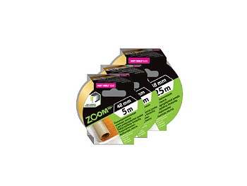 Лента двухсторонняя полипропиленовая клейкая 48ммх10м ZOOM