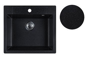 Мойка кухонная из искусственного камня UNIT оникс 550х500 мм, AV Engineering