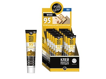Клей монтажный POINT "Клей вместо гвоздей 95", 80мл
