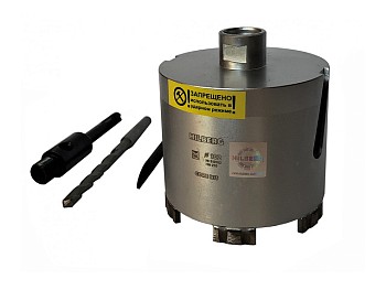 Коронка алмазная d 112 мм железобетон HILBERG LASER