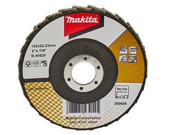 Круг лепестковый 125х22.2 мм плоский B-40820 MAKITA