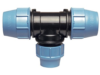 Тройник ПЭ ред. 25х20х25 Unidelta