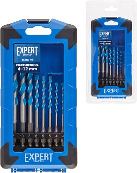 Набор сверл универсальных 8шт 4-12 мм MultiFunctional EXPERT STARTUL