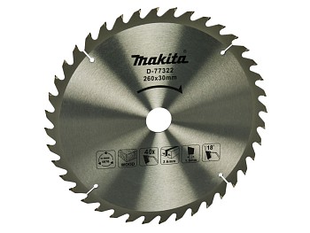 Диск пильный 260х30*2,6 мм 40 зуб. по дереву MAKITA