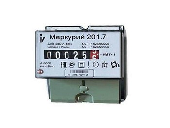 Счетчик электроэнергии "Меркурий 201.7"