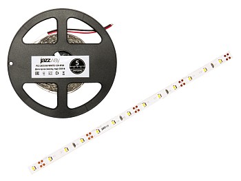 Лента светодиодная PLS 2835/60 (6 Вт/м, 480 Лм/м, IP20, 12В (5 м в уп.) красная JAZZWAY