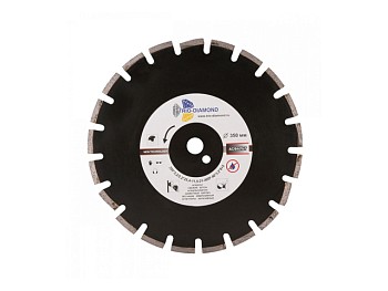 Алмазный круг 350х25,4 мм по асфальту сегмент Grand Asphalt TRIO-DIAMOND