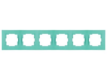Рамка 6-ая горизонтальная зеленая, RITA, MUTLUSAN