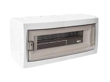 Бокс пласт. 12 модулей наружный с крышкой IP 20, BYLECTRICA