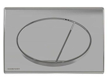 Кнопка для инсталляции (хром - глянцевая), Komfort