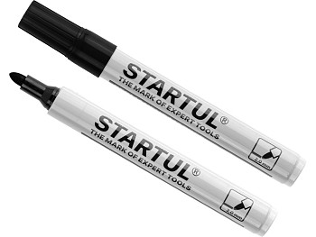 Маркер промышл. перманентный фетровый черный STARTUL PROFI (ST4340-01)