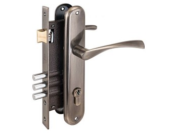 Замок врезной с/руч АЛЛЮР 0203 AB ст.бронза