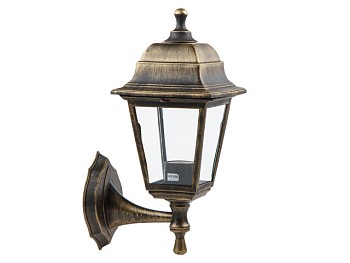 Светильник садово-парковый настенный "Леда" (черный под бронзу) Юпитер