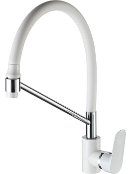 Смеситель для кухни D35-A, серия 290 белый, ECONOCE