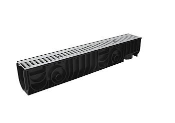 Лоток STANDART 100.175 h179  с решеткой стальной, Ecoteck, РБ