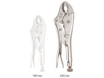 Зажим с фиксатором 250мм изогнутые губки PRO STARTUL (PRO-6051-02)
