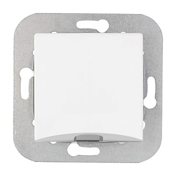 Розетка для вывода кабеля (скрытая) белая, Уют, Bylectrica