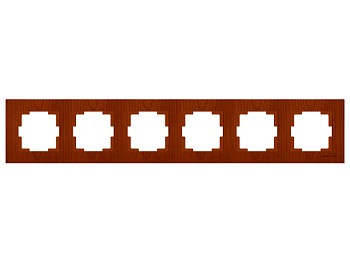 Рамка 6-ая горизонтальная вишня, RITA, MUTLUSAN