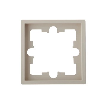 Рамка 1-местная песочная, Carre, BYLECTRICA