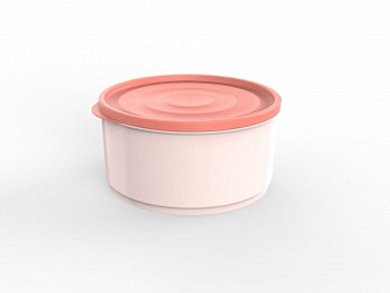 Контейнер круглый Lana, 2,4 л, кремовый, BEROSSI