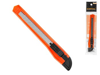 Нож пистолетный с выдвижным лезвием 9мм STARTUL STANDART (ST0937)