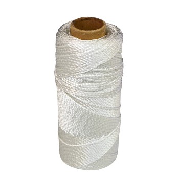 Нить полиамидная крученая 0,8 мм белая 250 м STARFIX