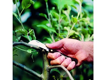 Нож садовый изогнутый для прививок FISKARS