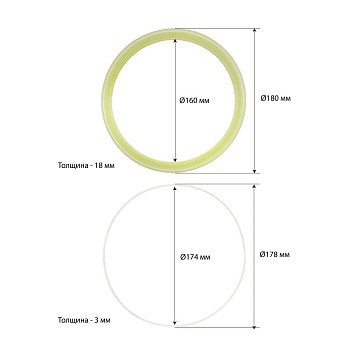 Ремонтный комплект цилиндра гидравлического пресса Хорекс Авто HZ 01.1.100EJ