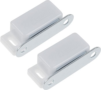 Защелка магнитная 45мм белая (2 шт в пакете) STARFIX