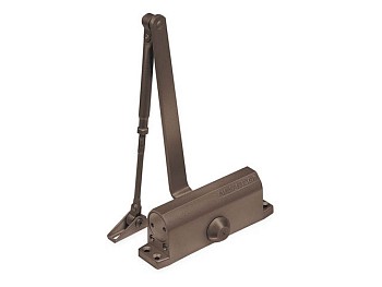 Доводчик дверной гидравлический NOTEDO DC-080 (60- 120кг) коричн.