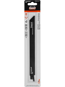 Пилка сабельная по дереву с гвоздями S1122VF (2 шт.) GEPARD