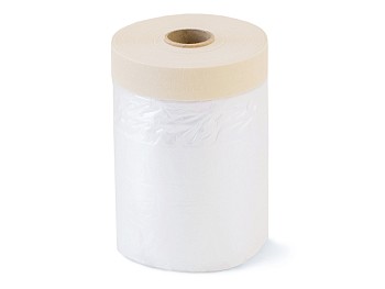 Пленка защитная с бумажной клейкой лентой 55смх33м COLOR EXPERT