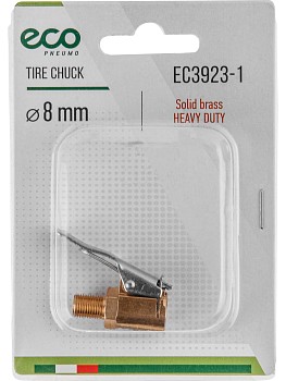 Наконечник для подкачки шин (резьба 8 мм, латунь) ECO