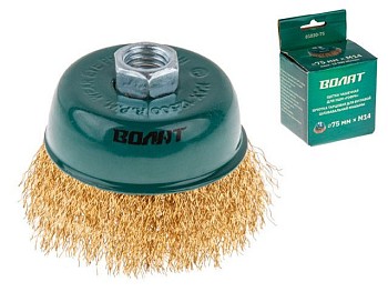 Щетка д/шлиф.маш."чашка" гофр. 100мм ВОЛАТ